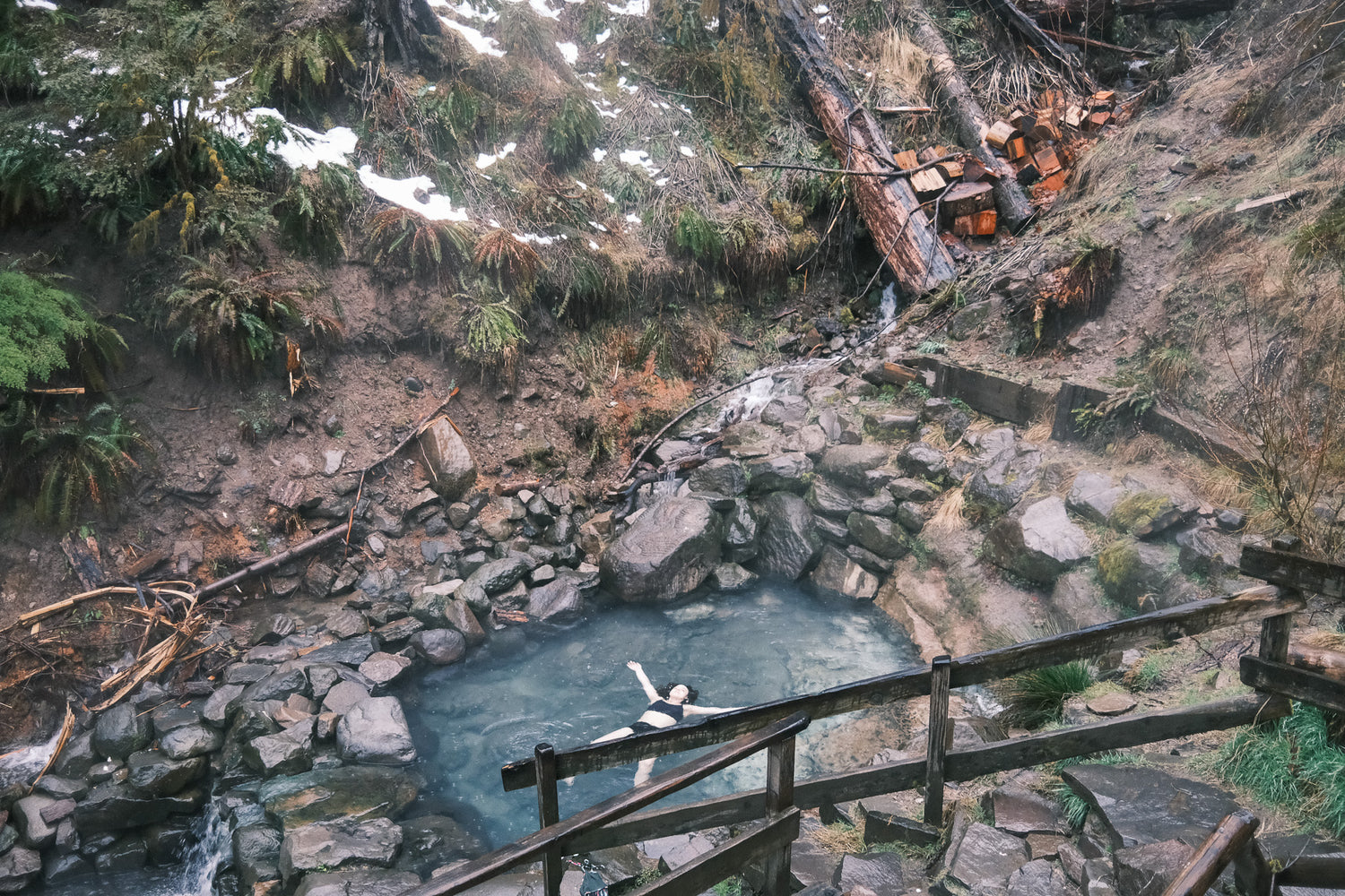Hot Spring Flow Hot Spring House